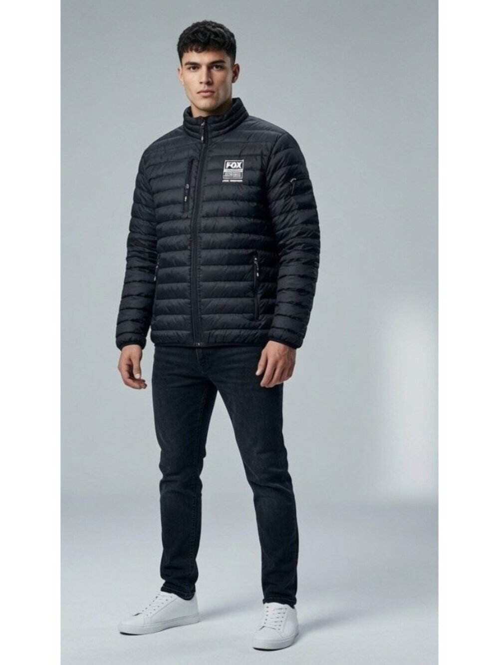 New Elevate Scotia Black Quilted Down Packable Lightweight Puffer Jacket
